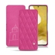 Housse cuir Samsung Galaxy S22 - Rose BB - Couture