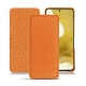Lederschutzhülle Samsung Galaxy S22 - Orange PU