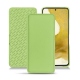 Samsung Galaxy S22 leather case - Vert olive PU