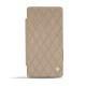 Lederschutzhülle Sony Xperia Z3  - Taupe vintage - Couture