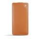 Sony Xperia Z3 Compact leather case - Marron ( Nappa - Pantone 1615C ) 