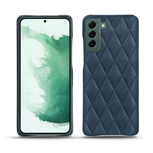 Funda de cuero de alta calidad para Samsung Galaxy S22+Jean vintage - Couture ( Pantone #2f414f  ) 