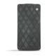 Housse cuir Sony Xperia Z3 Compact  - Dark vintage - Couture
