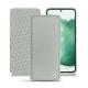 Custodia in pelle Samsung Galaxy S22+ - Gris ( Nappa - Pantone W428C ) 