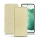 Capa em pele Samsung Galaxy S22+ - Beige ( Nappa - Pantone 7502C ) 