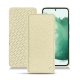 Capa em pele Samsung Galaxy S22+ - Ivoire ( Sleek P C12 - White ) 