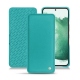Housse cuir Samsung Galaxy S22+ - Bleu fluo