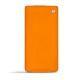 Capa em pele Sony Xperia Z3 Compact  - Orange fluo