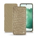 Custodia in pelle Samsung Galaxy S22+ - Autruche desert