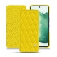 Lederschutzhülle Samsung Galaxy S22+ - Jaune fluo - Couture