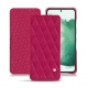 Custodia in pelle Samsung Galaxy S22+ - Rose fluo - Couture