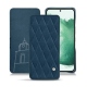 Housse cuir Samsung Galaxy S22+ - Blu mediterran - Couture
