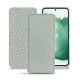 Samsung Galaxy S22+ leather case - Gris PU