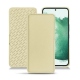 Capa em pele Samsung Galaxy S22+ - Beige PU