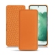 Lederschutzhülle Samsung Galaxy S22+ - Orange PU