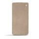Housse cuir Sony Xperia Z3 Compact  - Taupe vintage - Couture