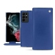 Funda de piel Samsung Galaxy S22 Ultra - Bleu océan ( Nappa - Pantone 293C ) 