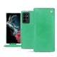 Capa em pele Samsung Galaxy S22 Ultra - Menthe vintage ( Pantone 562C ) 