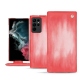 Lederschutzhülle Samsung Galaxy S22 Ultra - Rose Patine