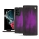 Capa em pele Samsung Galaxy S22 Ultra - Violet Patine