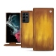 Samsung Galaxy S22 Ultra leather case - Doré Patine