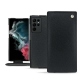 Funda de piel Samsung Galaxy S22 Ultra - Noir élégant