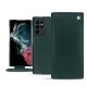 가죽 커버 Samsung Galaxy S22 Ultra - Vert séduisant