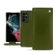 가죽 커버 Samsung Galaxy S22 Ultra - Vert Veggie