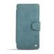 Sony Xperia Z3 Compact  leather case - Jean vintage ( Roughtcut - Pantone 285U  ) 