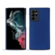 Lederschutzhülle Samsung Galaxy S22 Ultra - Bleu océan ( Nappa - Pantone 293C ) 