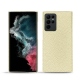 Capa em pele Samsung Galaxy S22 Ultra - Ivoire ( Sleek P C12 - White ) 