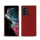 Custodia in pelle Samsung Galaxy S22 Ultra - Tomate ( Pantone 187C ) 