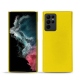 Custodia in pelle Samsung Galaxy S22 Ultra - Jaune fluo