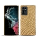 Coque cuir Samsung Galaxy S22 Ultra - Serpent sabbia