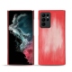 Custodia in pelle Samsung Galaxy S22 Ultra - Rose Patine