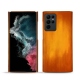 Capa em pele Samsung Galaxy S22 Ultra - Orange Patine