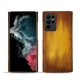 Samsung Galaxy S22 Ultra leather cover - Doré Patine