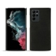 Lederschutzhülle Samsung Galaxy S22 Ultra - Negre poudro
