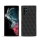 Capa em pele Samsung Galaxy S22 Ultra - Noir - Couture ( Nappa - Black ) 
