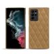 Coque cuir Samsung Galaxy S22 Ultra - Sable vintage - Couture