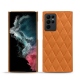 가죽 커버 Samsung Galaxy S22 Ultra - Mandarine vintage - Couture