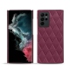 Funda de piel Samsung Galaxy S22 Ultra - Prune vintage - Couture