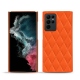 Funda de piel Samsung Galaxy S22 Ultra - Orange fluo - Couture