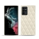 Capa em pele Samsung Galaxy S22 Ultra - Blanc escumo - Couture