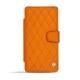 レザーケース Sony Xperia Z3 Compact  - Orange fluo - Couture