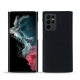 Funda de piel Samsung Galaxy S22 Ultra - Noir élégant