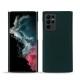 Lederschutzhülle Samsung Galaxy S22 Ultra - Vert séduisant