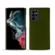 Capa em pele Samsung Galaxy S22 Ultra - Vert Veggie