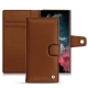 Custodia in pelle Samsung Galaxy S22 Ultra - Marron ( Nappa - Pantone 1615C ) 