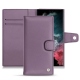Capa em pele Samsung Galaxy S22 Ultra - Lilas ( Nappa - Pantone 2645U ) 